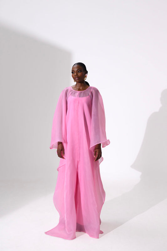 Flowy boubou dress for beach wedding outfits