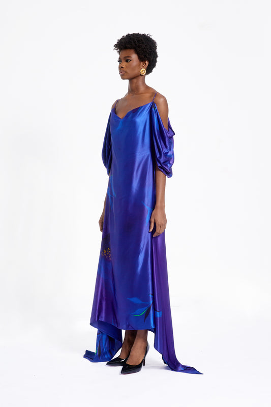 NAI DRESS- BLUE ALORA