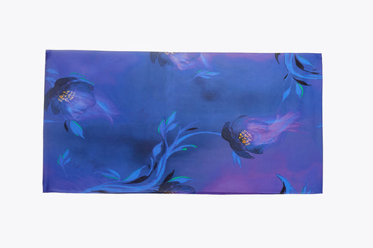 GIO SILK SCRAF- BLUE ALORA
