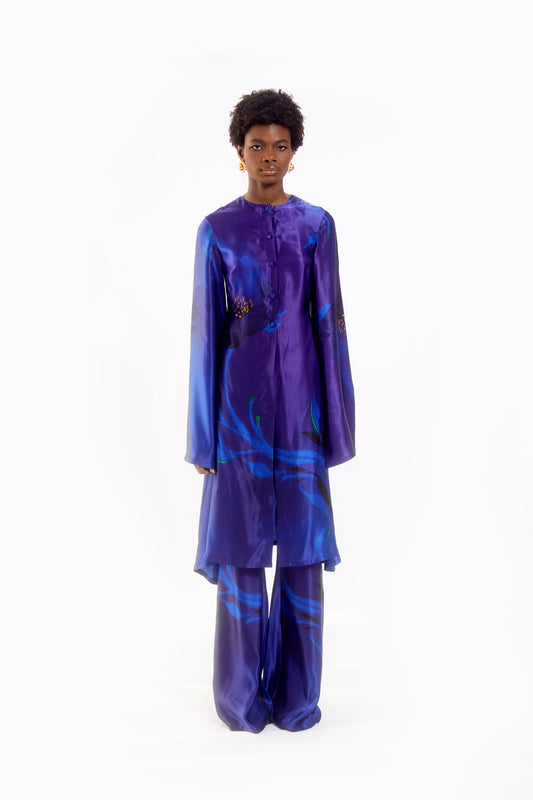SOLEIL SILK SET- BLUE ALORA