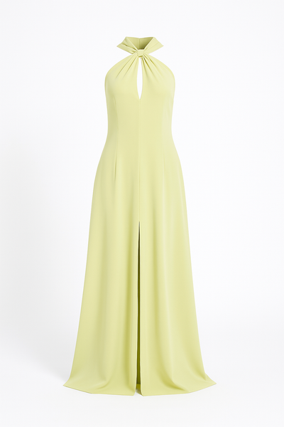 DEA HALTER DRESS- LINT GREEN LAVISH DEA HALTER DRESS- LINT GREEN LAVISH